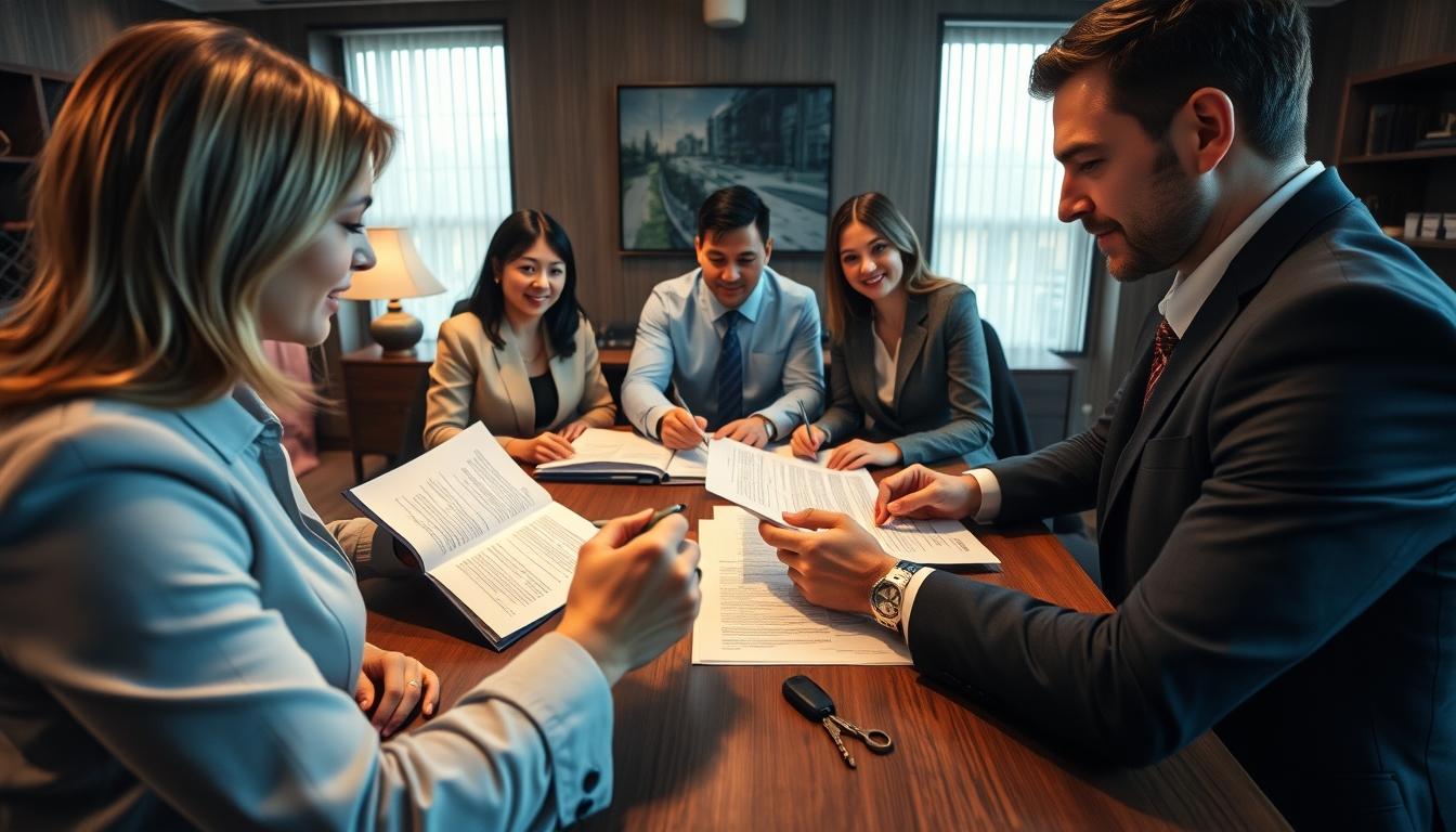 Real estate ownership transfer documents and closing confirmation